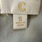 Charming Charlie Gray White Dots Chiffon Career Dress Size S Overlay Career Work Photo 5