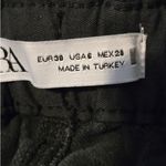 ZARA  Black Straight Leg Women's Jeans Photo 7