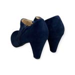 Journee Collection new  ᪥ Sanzi Zipper Ankle Booties ᪥ Navy Vegan Suede ᪥ 8.5M Photo 4