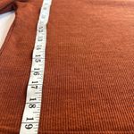 Love Riche Medium Burnt Orange Puffy Shoulder Long Sleeve Top Photo 2