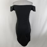 Open Edit New Off The Shoulder Short Sleeve Sheath Dress Black Size Small Photo 11
