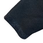 ZARA  Knit Faux Fur Trim Short Sleeve Sweater Black Size Small Photo 3