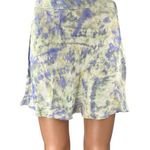 ZARA  Women's Multicolor Tie Dye Elastic Waist Mini A-Line Flared Skirt Size M Photo 0