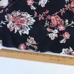 Charlotte Russe  black floral tank with fun trim Photo 5