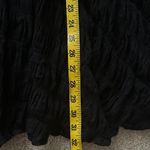 TALULAH  Black Mini Pleated Dress with Pockets Casual Little Black Dress Tunic L Photo 4