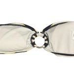 French Connection Nautical Striped Bikini Swimwear Top Blue White Gold Medium Photo 6