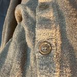 Spiritual Gangster Tan Cardigan with V-Neck and Cozy Texture Photo 2