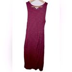 BP Nordstrom Ribbed Tank Midi Dress Size Medium Burgundy Wine Photo 1