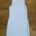 Aritzia Wilfred Pale Purple Mini Dress in Pointlette Stitching with a White Rose Bow Size Small Photo 3