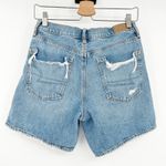 American Eagle AE Womens 90s Boyfriend Distressed Denim Bermuda Shorts Size 6 Photo 8