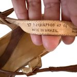 Dansko  Lorelei Brown Leather Strappy Sandals Shoes Chunky Vintage  Sz 37 Photo 5