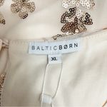 Baltic Born NWT  Destiny Sequin Maxi Dress Rose Gold Champagne Sz XL Formal Gown Photo 13