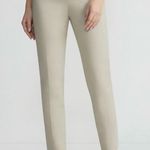 Lafayette 148 NY Women’s Techo Stretch Twill Stanton Pant Khaki Color SIZE 12 Tan Photo 0