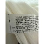 ZARA White Sleeveless Faux Wrap Drapey Surplice Blouse Bodysuit Top Size S Photo 3