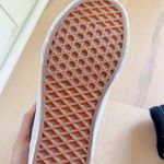 Vans Womens Size 6 SK8 Hightop sneakers Black White Canvas Unisex Style Sz 4.5 B Photo 1