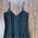 Laurence Kazar vintage •  90s beaded maxi dress black silk chiffon formal evening Photo 5