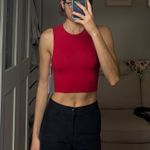 Reformation  cropped red tank top Photo 0
