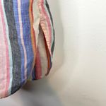 Chico's No-Iron Linen Striped Sleeveless Tunic Top Classic Stripe womens 4 XXL 20 Photo 4