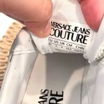 Versace Jeans Couture Logo Speedtrack Sneakers White Glitter Size US 5 Photo 11