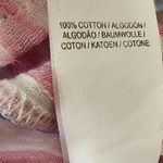 Primark NWT Off Shoulder Candy Pink Blue Pinstripe Cover Up Dress Size Small Photo 3