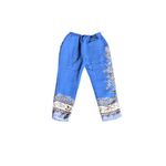 Anthropologie  Leifnotes Blue, White and Black Pants Photo 5