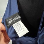 La Femme  Navy Blue Long Gown Size 4 Photo 8