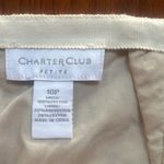 Charter Club  crochet knit cream color skirt size 10 petite Photo 6
