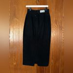 Bongo  Vintage Black Denim Maxi Skirt Photo 2