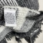 Anthropologie Saturday Sunday | Women’s Oversized Grey Striped Fringe Cardigan Photo 5