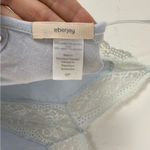 Eberjay EBERJEY (Revolve) Mariana Teddy Loungewear Lace Dreamer Romper Ice Blue Photo 7