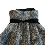 Adrianna Papell  Black Grey Strapless Convertible Maxi Dress Gown Size 0 NWOT Photo 6