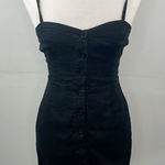 Wilfred Aritzia  Dress Black Ducharme Linen Mini Coastal Whimsy Western size 0 Photo 0