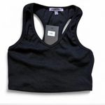 ‎Racerback Cropped Tank Top Black Size M Photo 0
