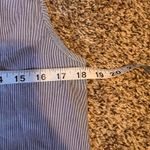 ZARA  Woman Striped Mini Dress‎ Sleeveless Ruffle Hem Casual Blue No Size Listed Photo 2