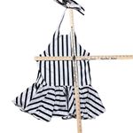 Maeve NWT Anthropologie Women's XXS Striped Halter Halter Drop-Waist Peplum Top Photo 7
