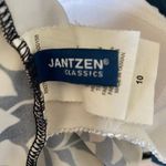 Jantzen women's size 10 black and white tropical print lightly padded tankini Photo 9