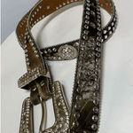 Blazin Roxx  Green Camo Jeweled Western Belt Photo 0