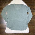 Madewell Southstar Green Merino Wool Blend High Low Split Hem Sweater Photo 6