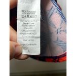 LuLaRoe  Women's L Fit & Flare‎ Floral Dress Blue & Red Short Sleeve with Pockets Photo 3