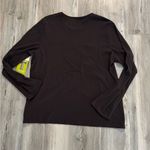 J. Jill Women's Brown NWT Long Sleeve Compression Tee Size XL Photo 1