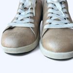 KURU Roam Leather Sneakers Bronze Metallic Women’s Sz 8 Comfort Walking Shoes Pink Photo 2