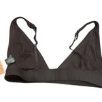 SKIMS Signature Swim plunge Bikini Top Size M Onyx NWT SOLD OUT Photo 4