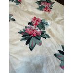 Joules Floral Linen Shift Dress Women 16 Beach Cruise Spring Easter Summer Stain White Photo 9