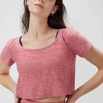 Outdoor Voices All Day Crop in Desert Rose NWT Small Photo 0