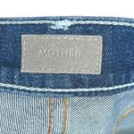 MOTHER The Rascal Ankle Zip Jeans Women’s 24 Blue Straight Cropped Denim Photo 12