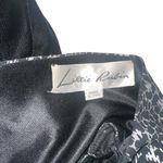 Lillie Rubin Vintage Leopard Print Velvet Black and Silver Dolman Sleeve Dress Photo 2