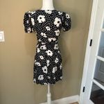 Urban Outfitters  Cap Sleeve Wrap Front Floral Jocelyn Mini Dress - size small Photo 3