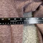 The North Face Sweatshirt Womens Large Purple Heather Crewneck Fleece Logo Pullover Photo 3