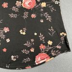 LuLaRoe  Tank Top Womens XL Black Floral Sleeveless Stretch Shirt Casual 95% Poly Photo 5
