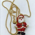 NEW red crystal Santa Claus fashion necklace Photo 1